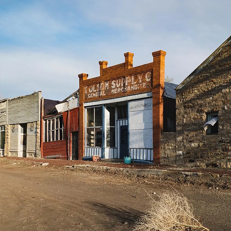 Ghost town in New Mexico